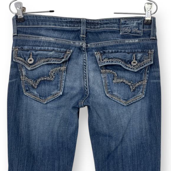 Bootcut Jeans Sweet Ultra Low Rise Big Star 29x35 27XL* Cowgirl Rodeo Embroidery - Picture 5 of 15